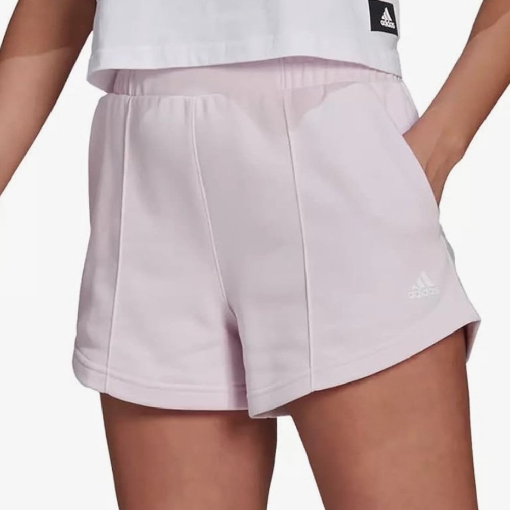 Adidas hyper glam French Terry lounge SET. Womens Large. Shorts are new with tag - Picture 3 of 14